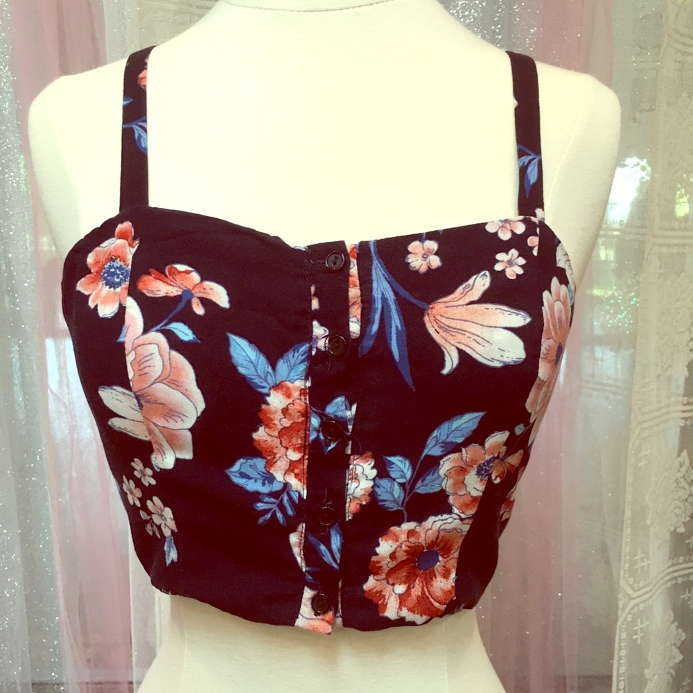 Good Luck Gem Crop Tank Top